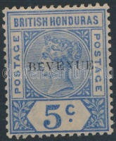 Brit Honduras 1899 Forgalmi bélyeg felülnyomással 'BEVENUE' Mi 40 III