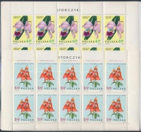 1965 Orchideák kisívsor Mi 1612-1620